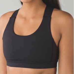 Lululemon All Sports Bra Adjustable Black size 2 NWOT